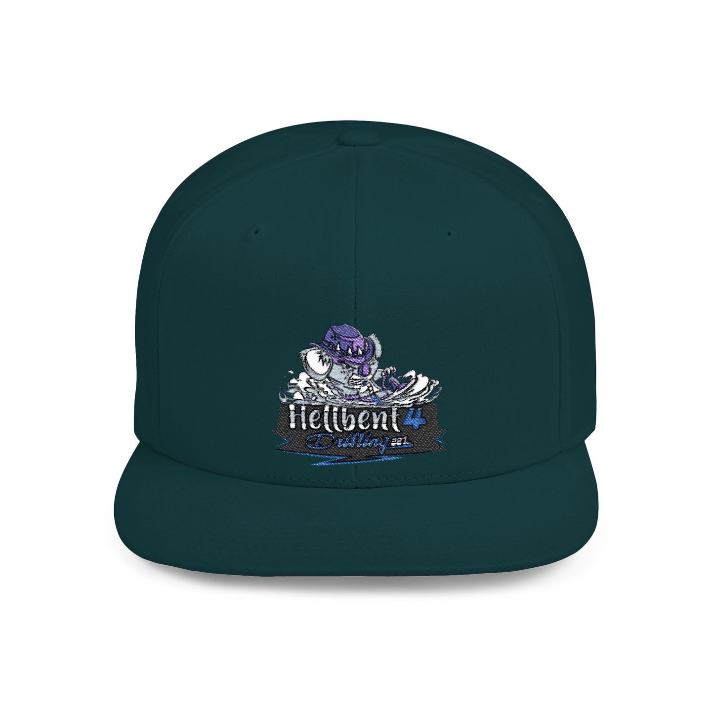 Hellbent 4 Drifting Flat Bill Snapback Cap - Australia