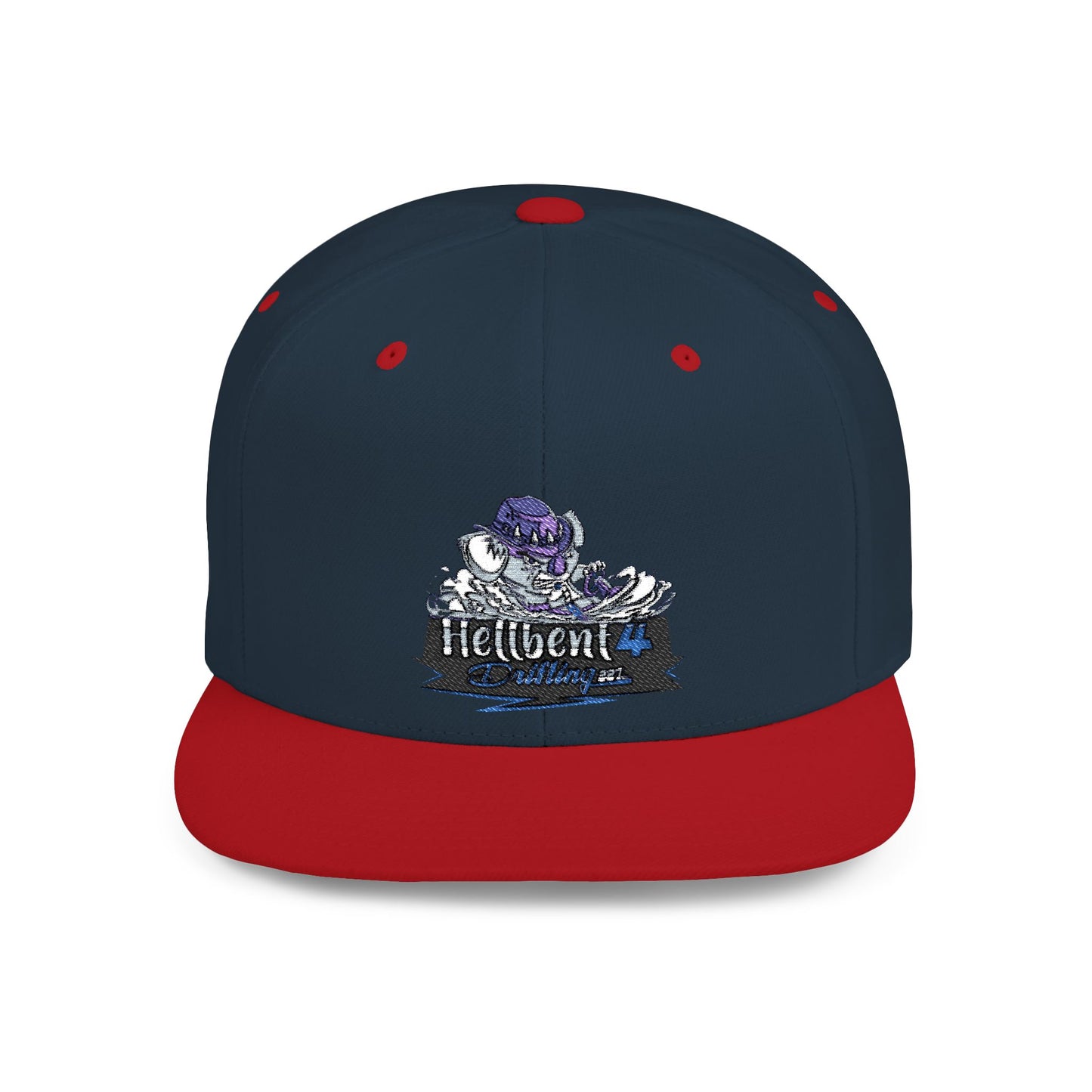 Hellbent 4 Drifting Flat Bill Snapback Cap - Australia
