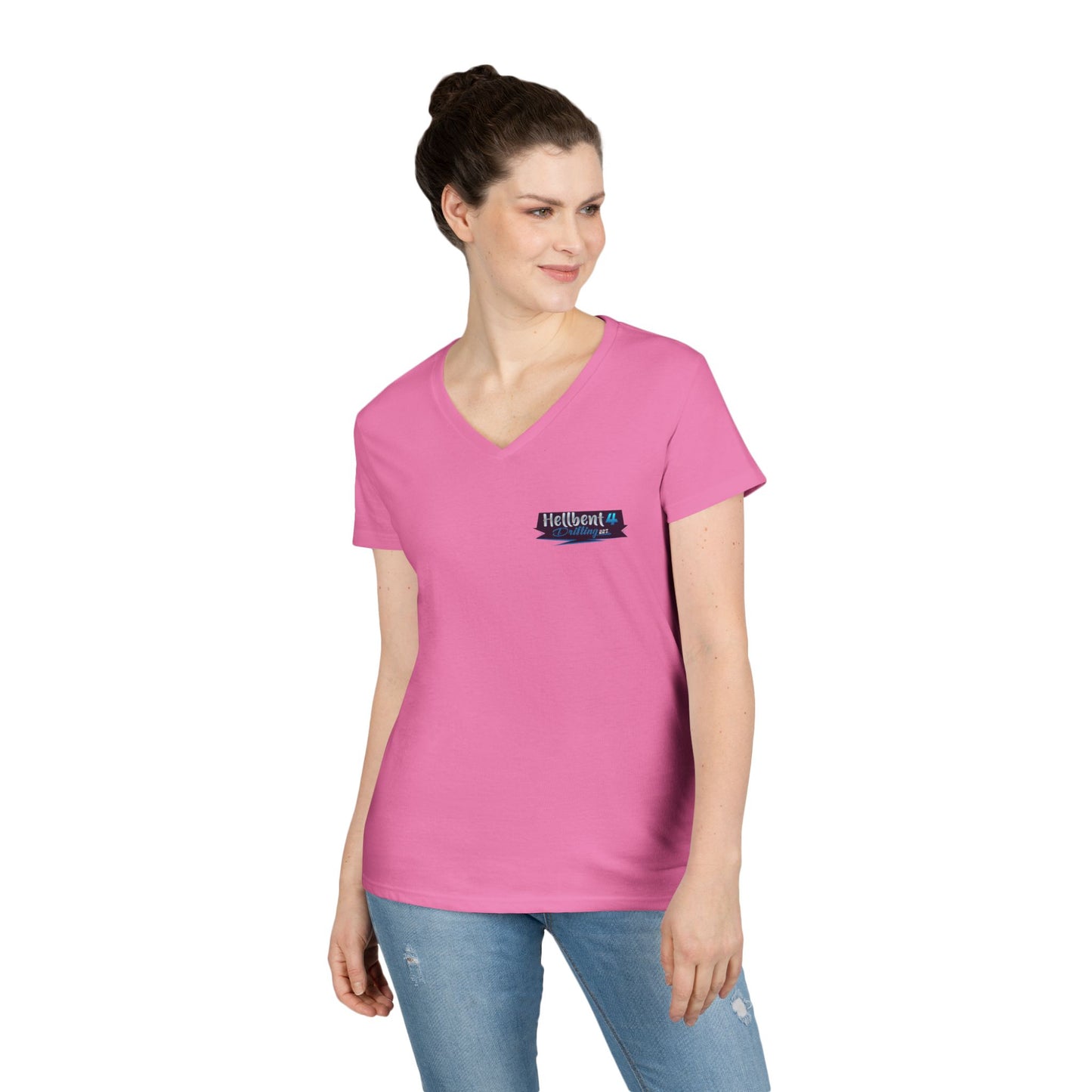 Hellbent 4 Drifting - Australia Logo - Ladies' V-Neck T-Shirt -