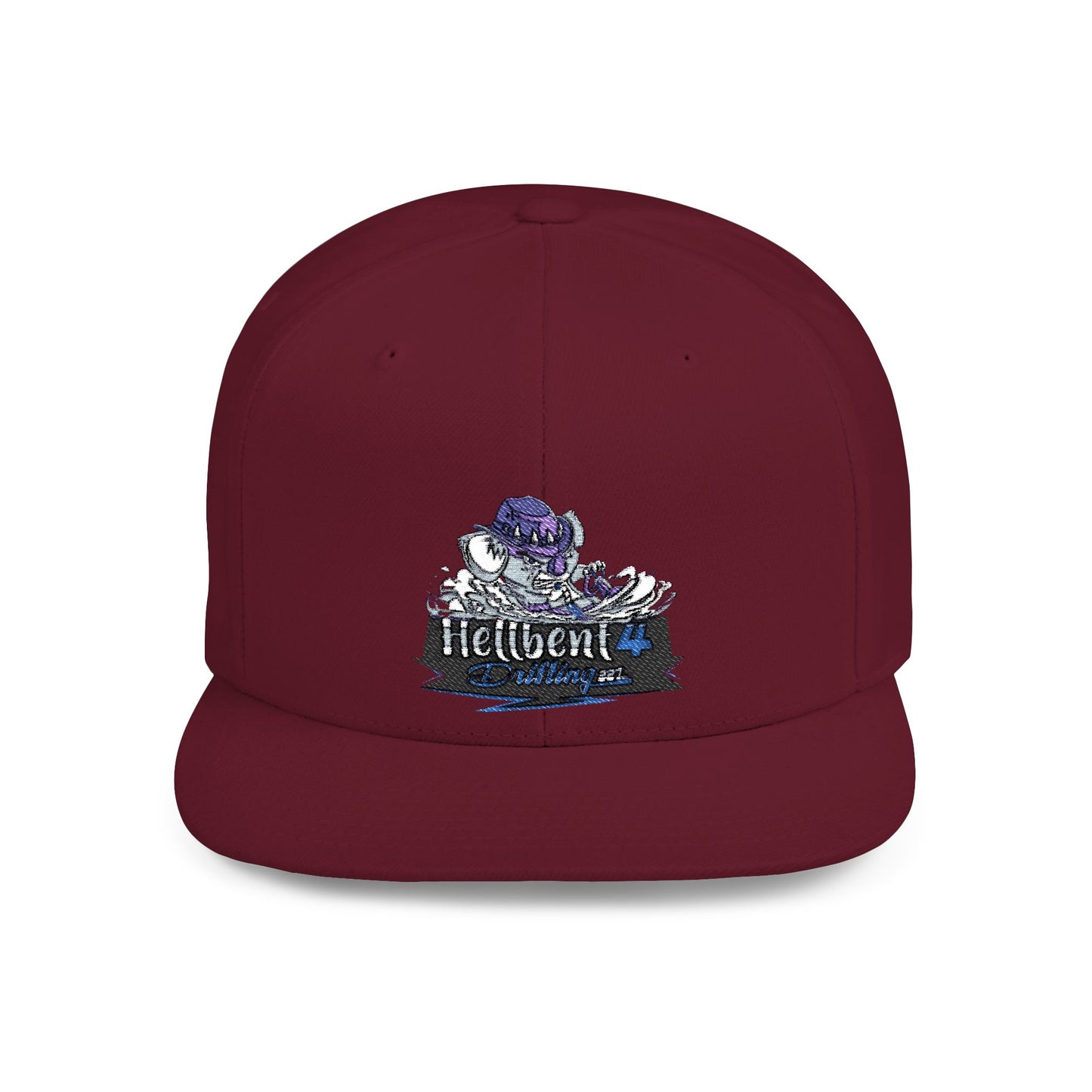 Hellbent 4 Drifting Flat Bill Snapback Cap - Australia