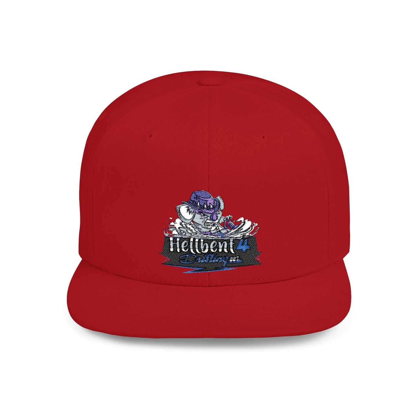 Hellbent 4 Drifting Flat Bill Snapback Cap - Australia