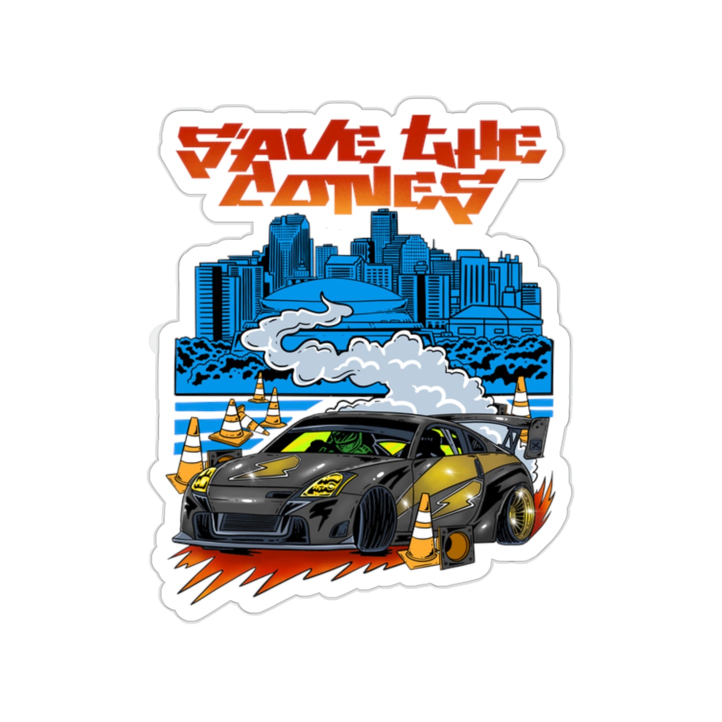 Save the Cones Stickers