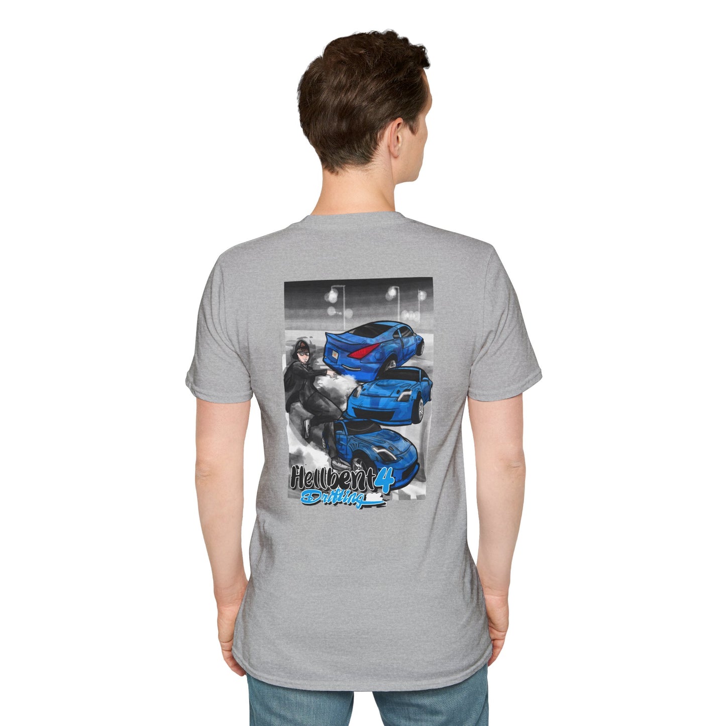 Hellbent 4 Drifting – Blue Z Street Style Tee
